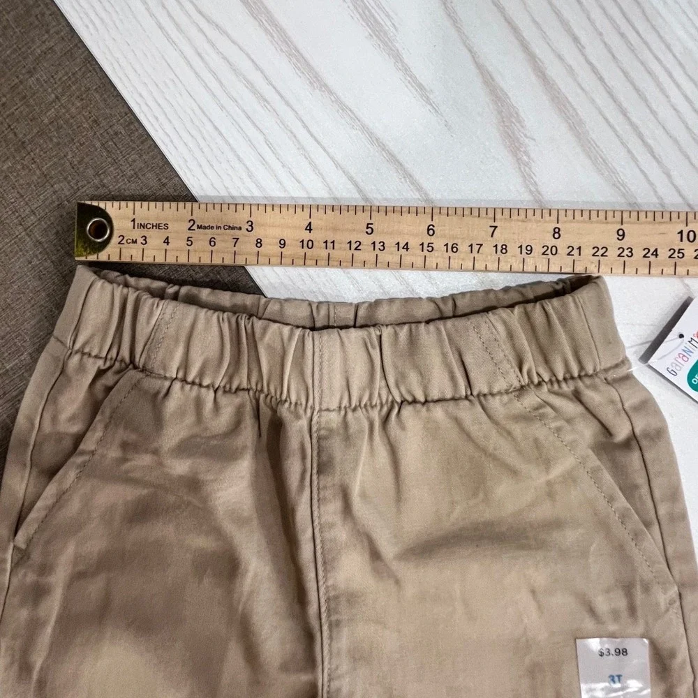 Garanimals Tank and Shorts Set Toddler Boys 3T Gray Khaki Iguana Surfboard 2pc